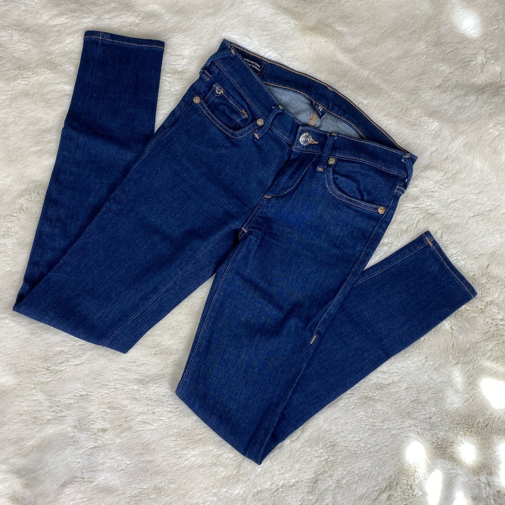 True Religion Low Rise Super Skinny Legging Jeans 25